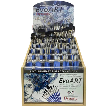 Dynasty EvoArt 9000OV Sentetik Oval Fırça No.1/2