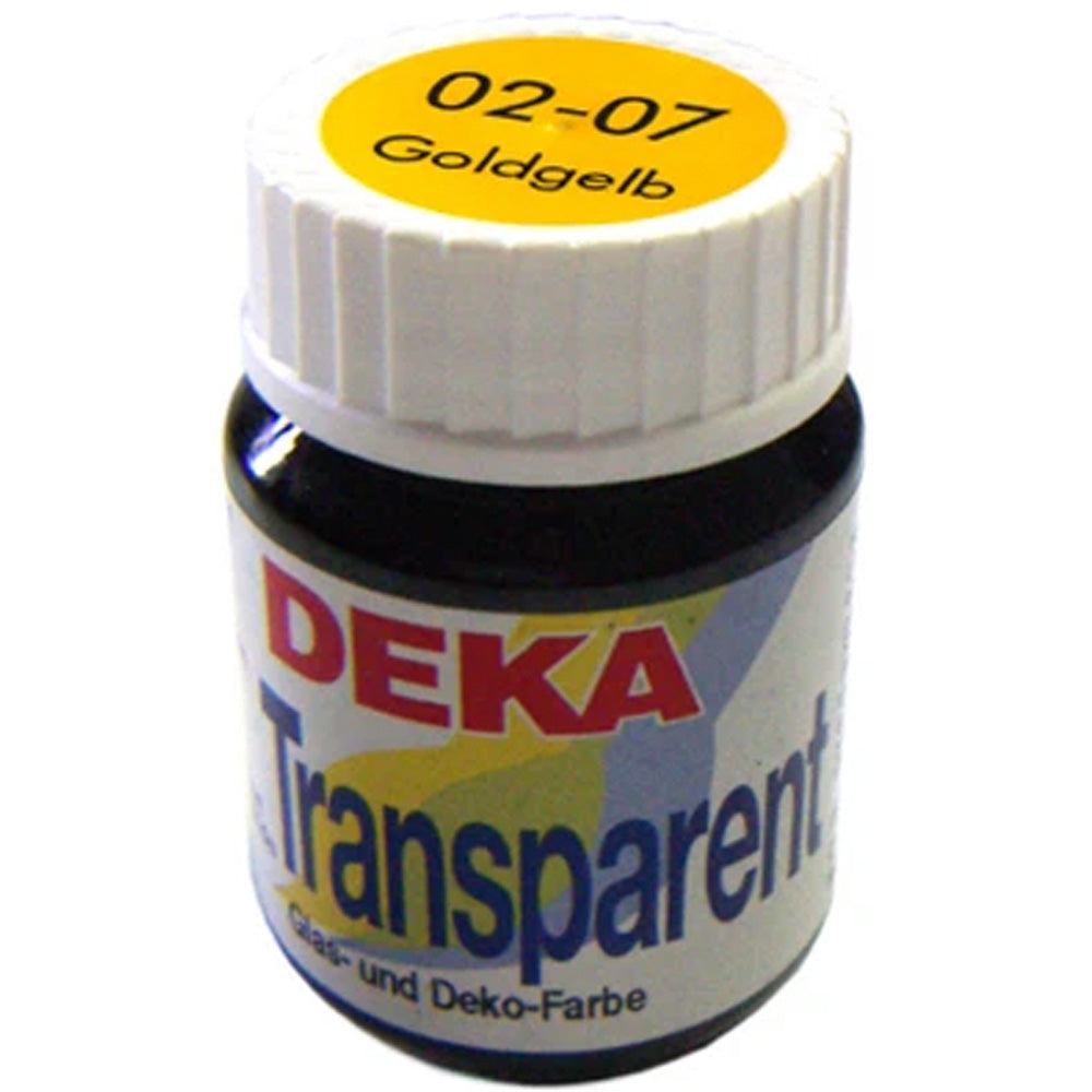 Deka Transparent Cam Boyası 25ml Goldgelb 07