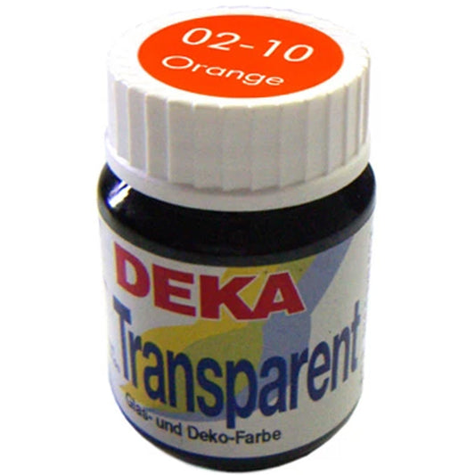 Deka Transparent Cam Boyası 25ml Orange 10