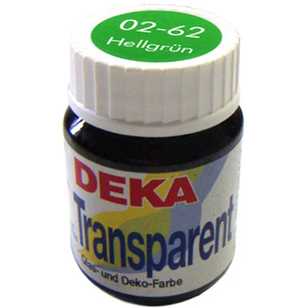 Deka Transparent Cam Boyası 25ml Hellgrün 62