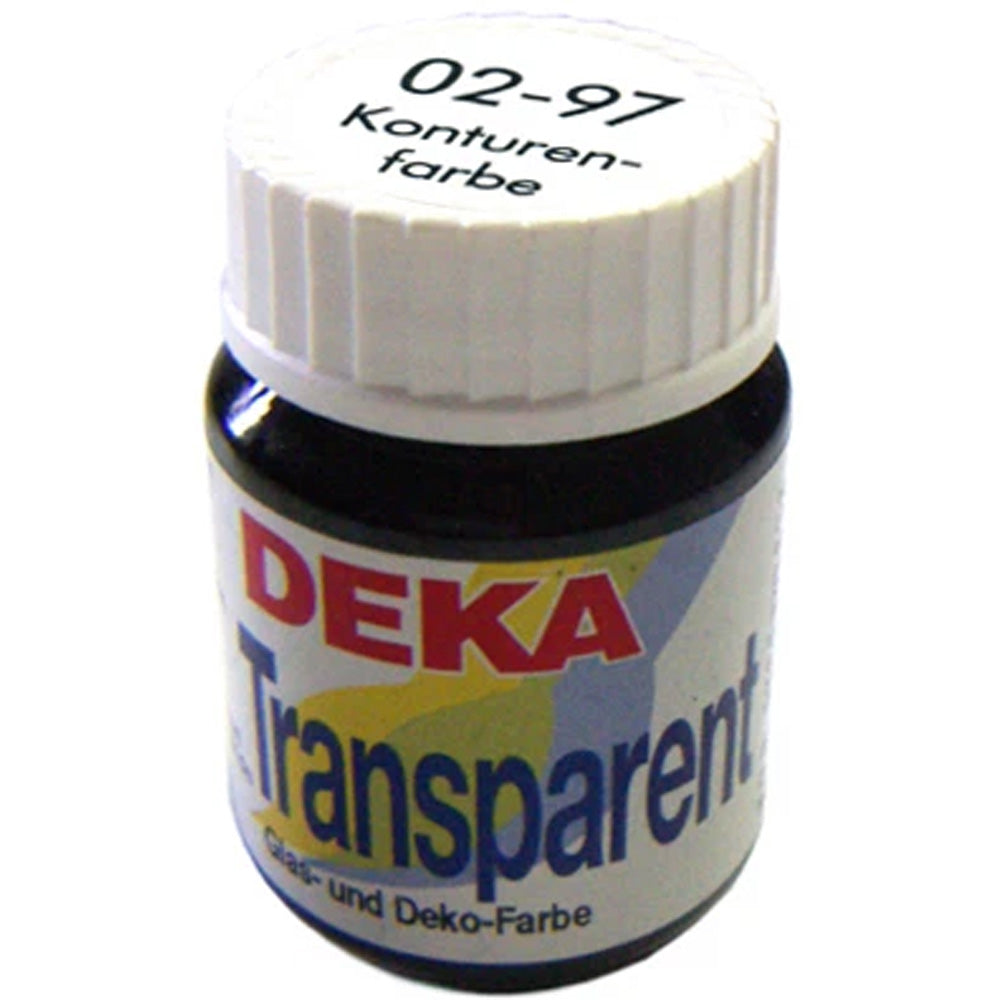 Deka Transparent Cam Boyası 25ml Konturenfarbe 97