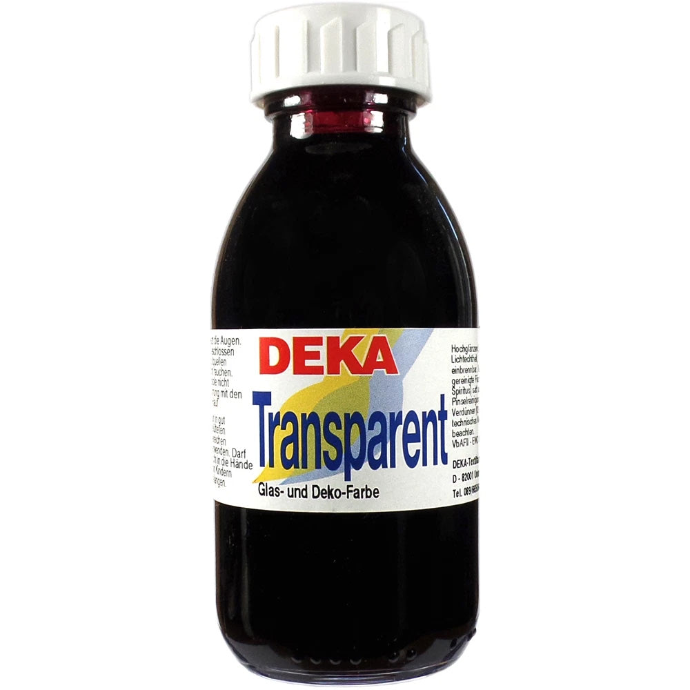 Deka Transparent Cam Boyası 125ml Karmin 20