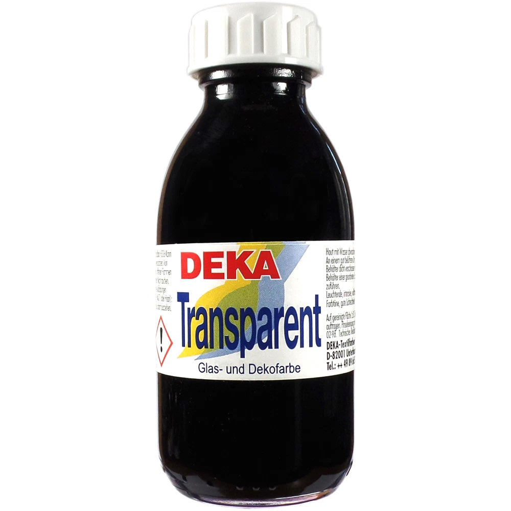 Deka Transparent Cam Boyası 125ml Dunkelblau 53