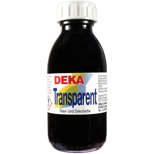 Deka Transparent Cam Boyası 125ml Dunkelblau 53