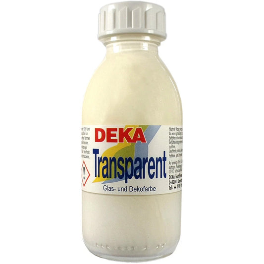 Deka Transparent Cam Boyası 125ml Altweiss 91