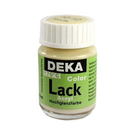 Deka ColorLack Fırınlanabilen Seramik Boyası 25ml Vanille 12