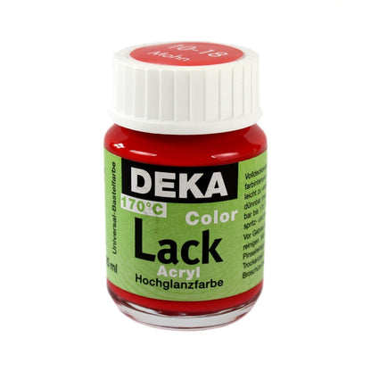Deka ColorLack Fırınlanabilen Seramik Boyası 25ml Mohn 18