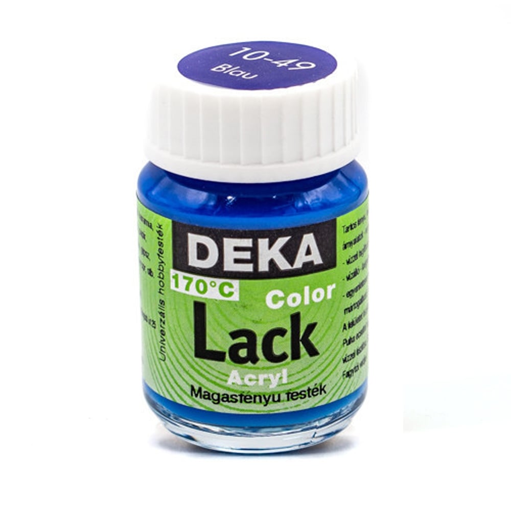 Deka ColorLack Fırınlanabilen Seramik Boyası 25ml Blau 49