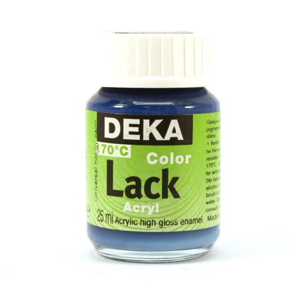 Deka ColorLack Fırınlanabilen Seramik Boyası 25ml Dunkelblau 53