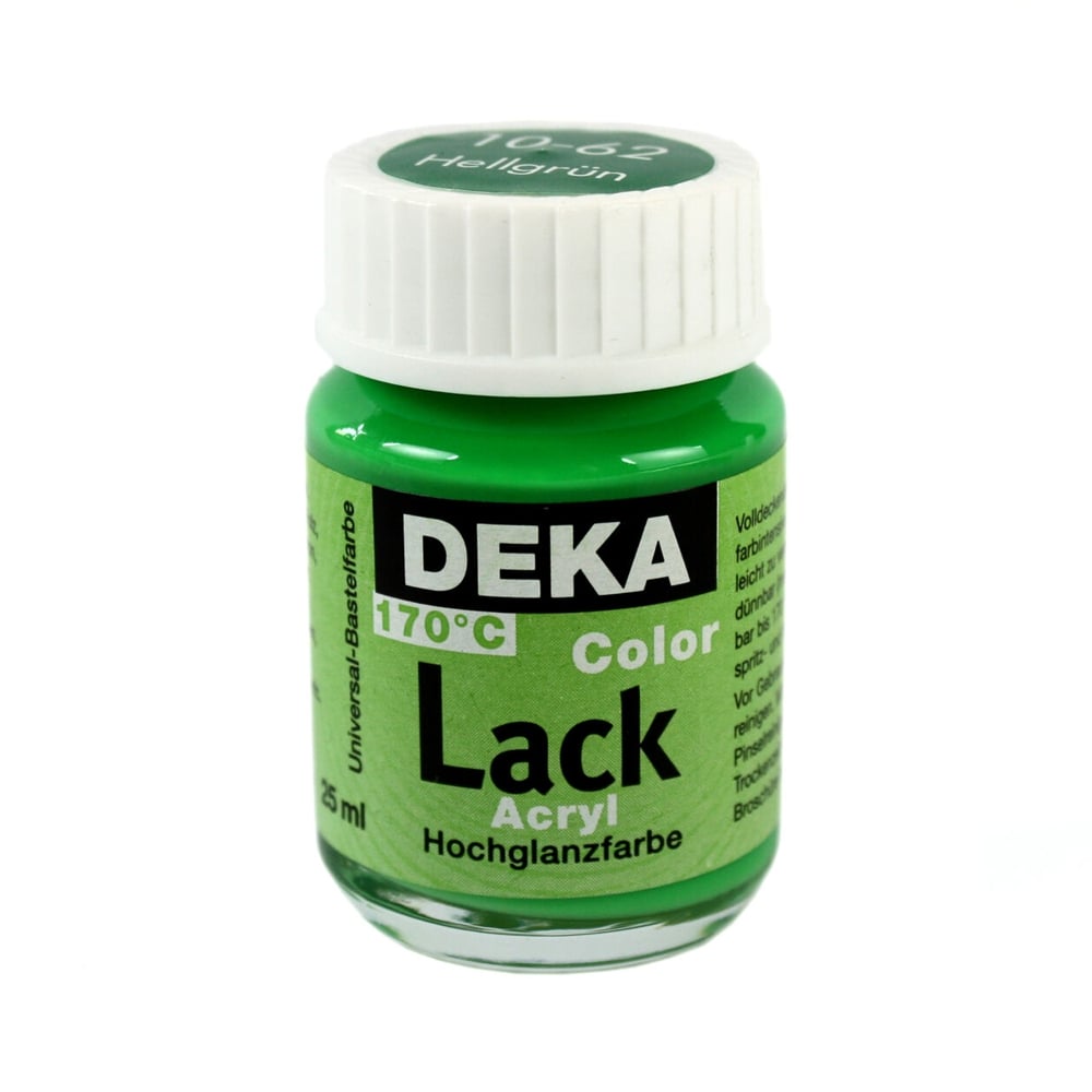 Deka ColorLack Fırınlanabilen Seramik Boyası 25ml Hellgrün 62