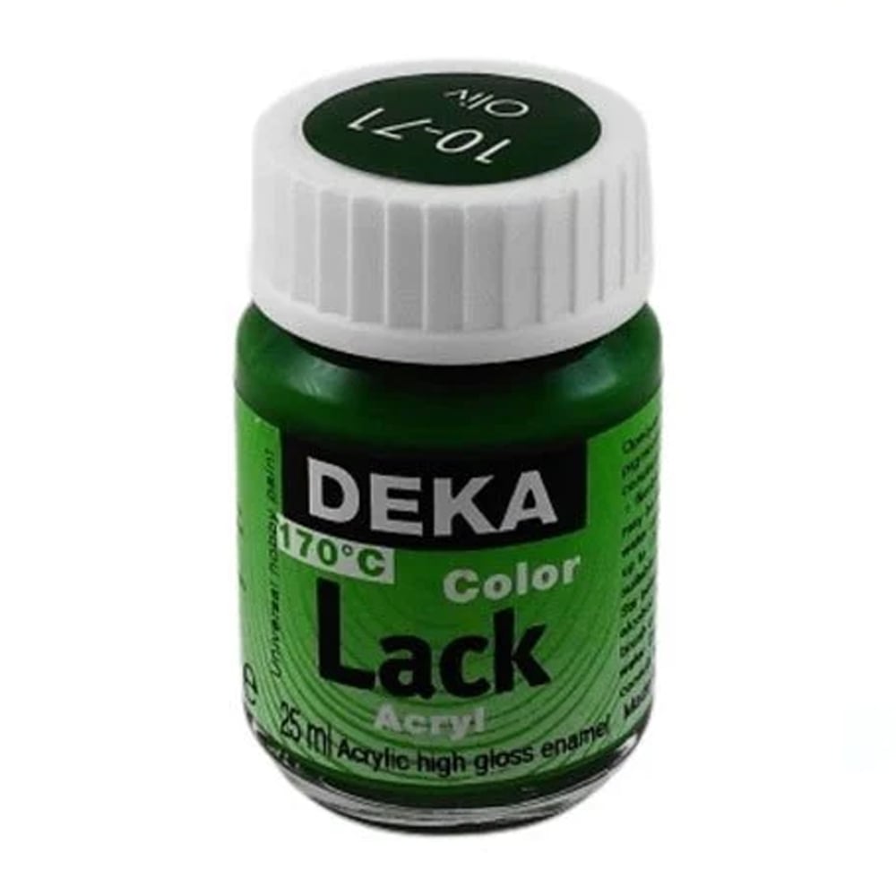 Deka ColorLack Fırınlanabilen Seramik Boyası 25ml Oliv 71