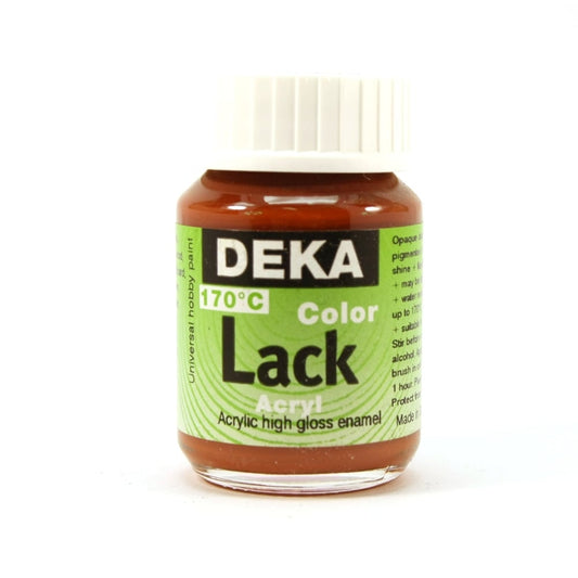 Deka ColorLack Fırınlanabilen Seramik Boyası 25ml Braun 84