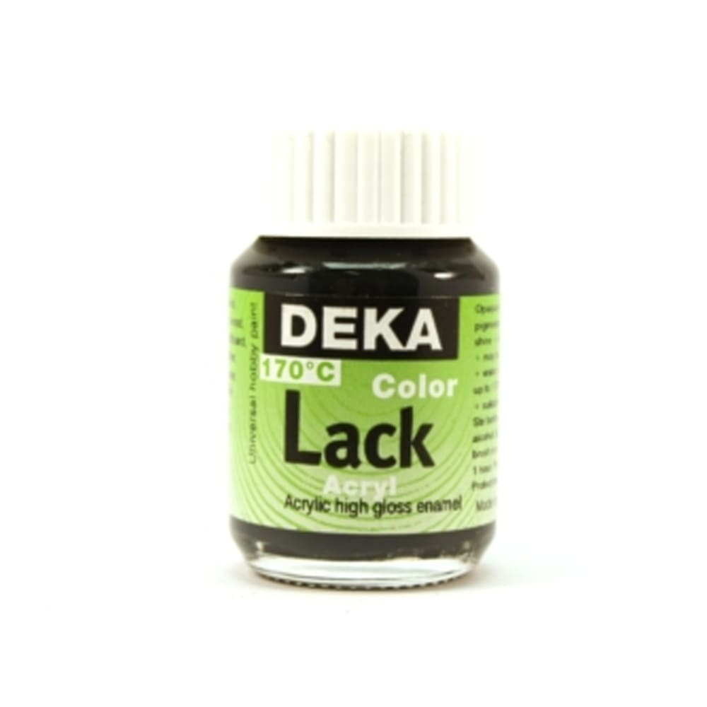 Deka ColorLack Fırınlanabilen Seramik Boyası 25ml Schwarz 90