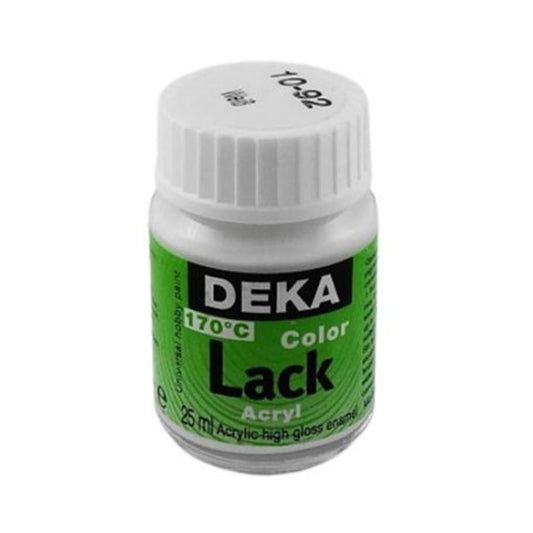 Deka ColorLack Fırınlanabilen Seramik Boyası 25ml Weiss 92