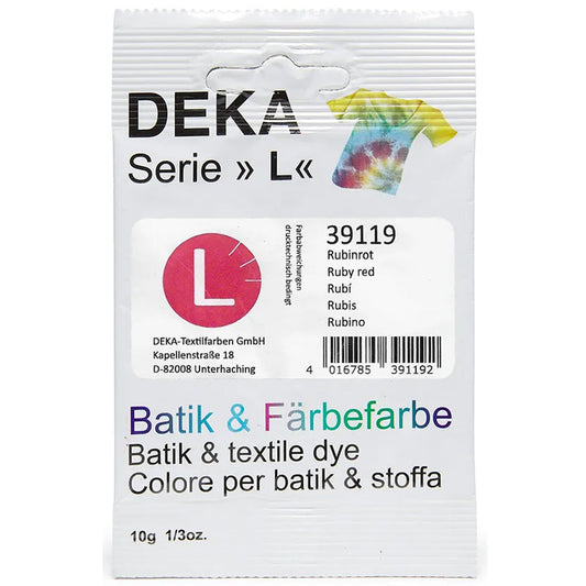 Deka Serie L Batik Boyası 10gr Rubinrot 19(76)