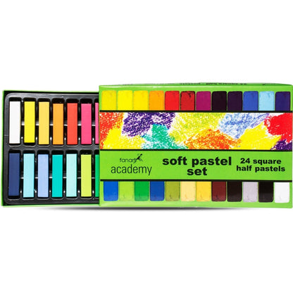 Fanart Academy Toz Pastel Seti 24 Renk (Yarım Pastel)