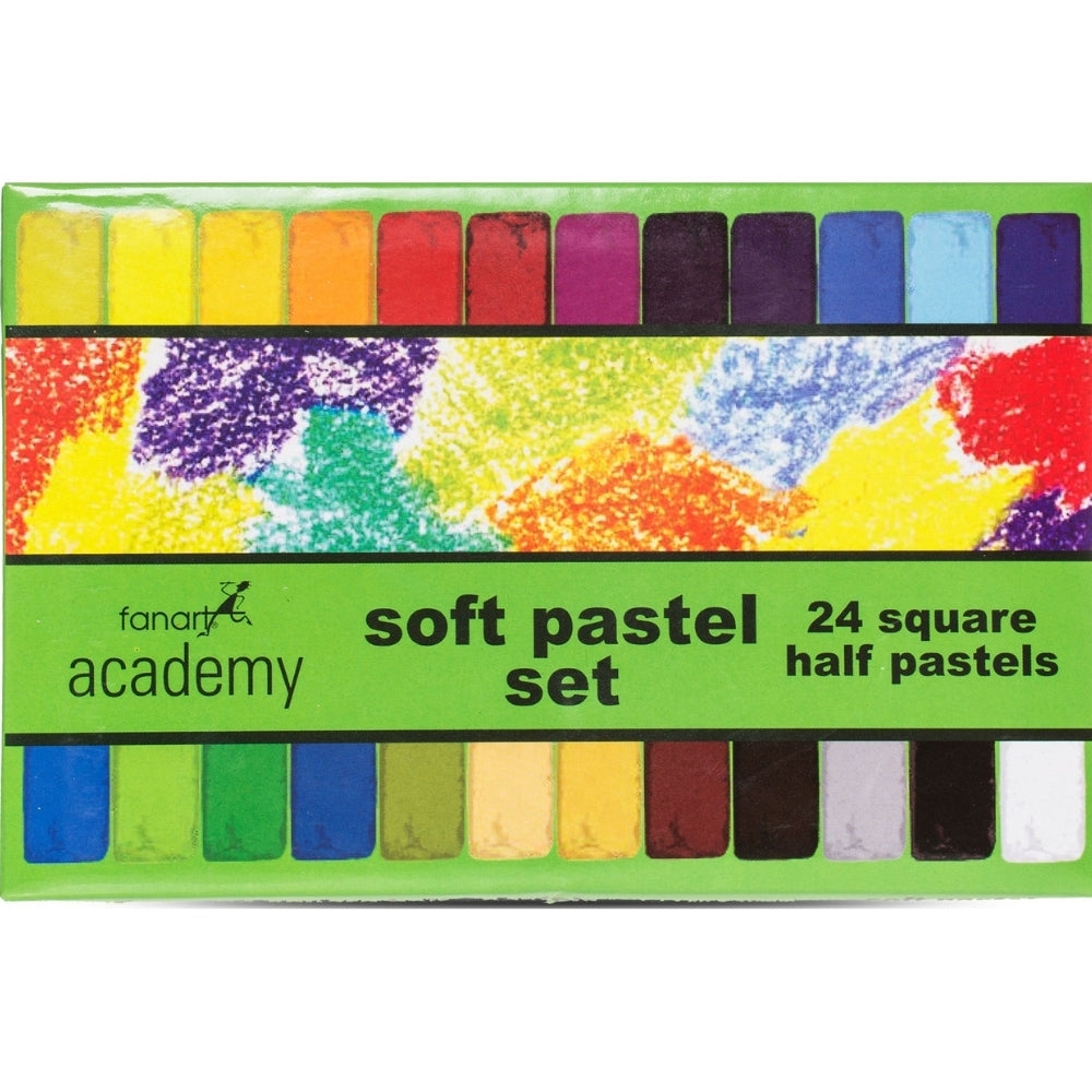 Fanart Academy Toz Pastel Seti 24 Renk (Yarım Pastel)