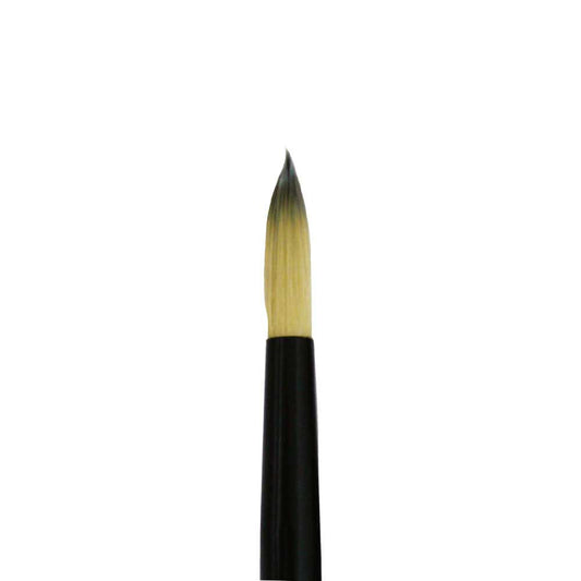 Fanart Studio Silver Seri 970 Kısa Saplı Sentetik Yuvarlak Fırça No:12