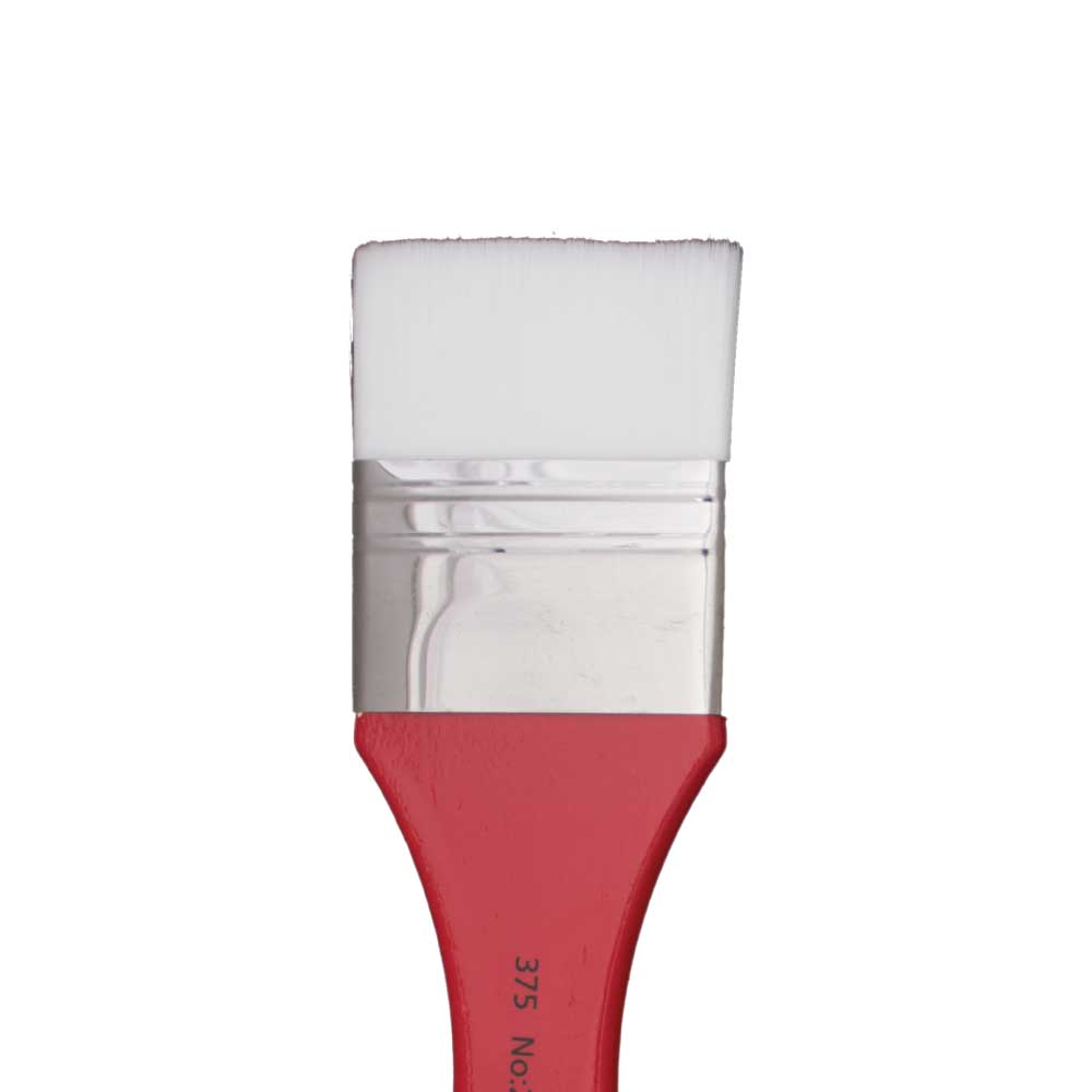 Fanart Academy Seri 375 Beyaz Sentetik Kıllı Gesso Fırçası No:2