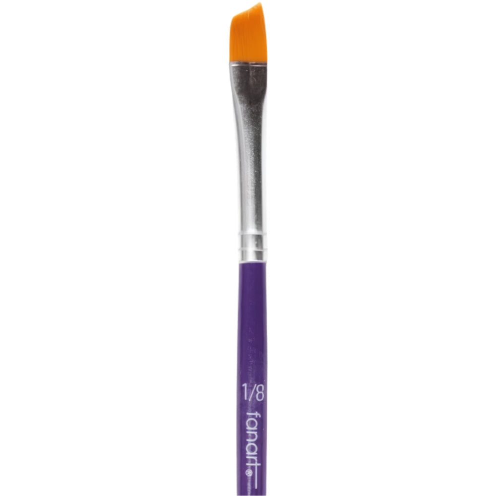 Fanart Academy Seri 538C Sentetik Kıl Kesik Yassı Fırça No:1/8