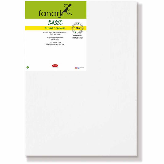 Fanart Basic Tuval Pamuk & Polyester 160gr 50x60cm