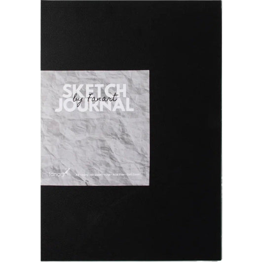 Fanart Academy Sketch Journal A4 - Siyah 110gr  60 Yaprak