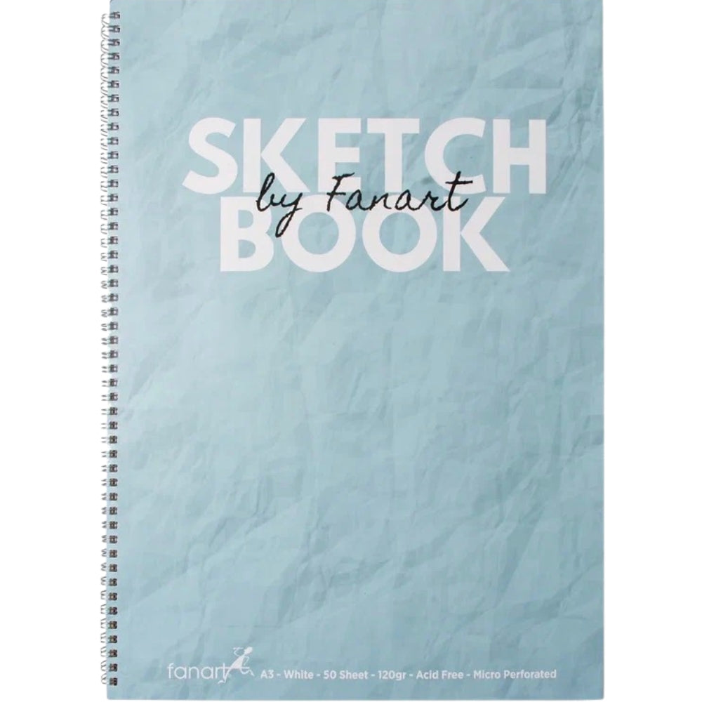 Fanart Academy Sketch Book A3 - Turkuaz 120gr Spiralli 50 Yaprak