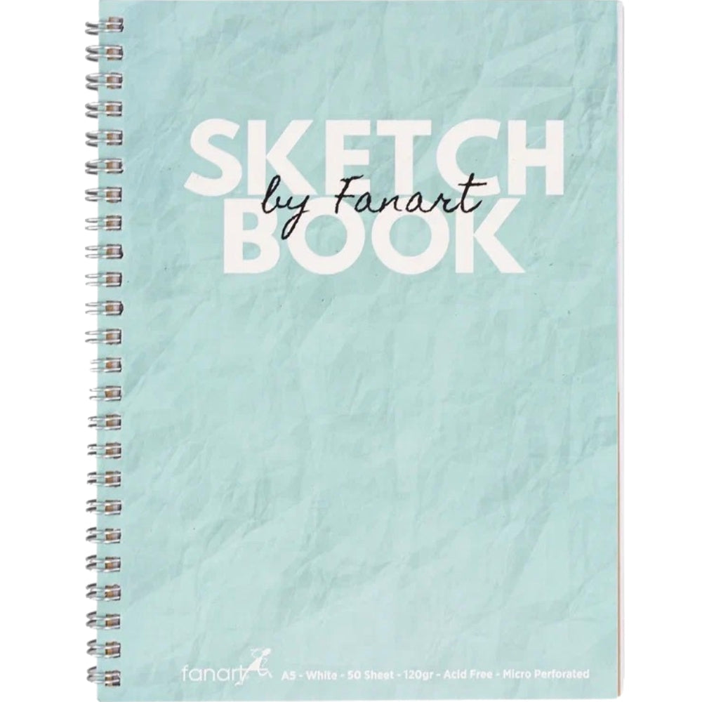 Fanart Academy Sketch Book A5 - Turkuaz 120gr Spiralli 50 Yaprak