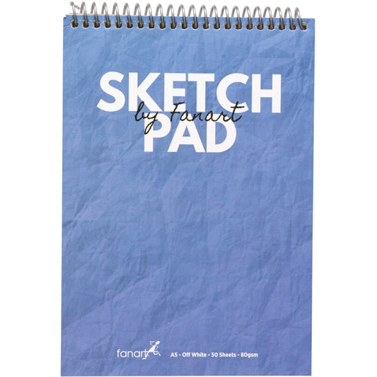 Fanart Academy Sketch Pad A5 Mavi 80gr Spiralli 50 Yaprak