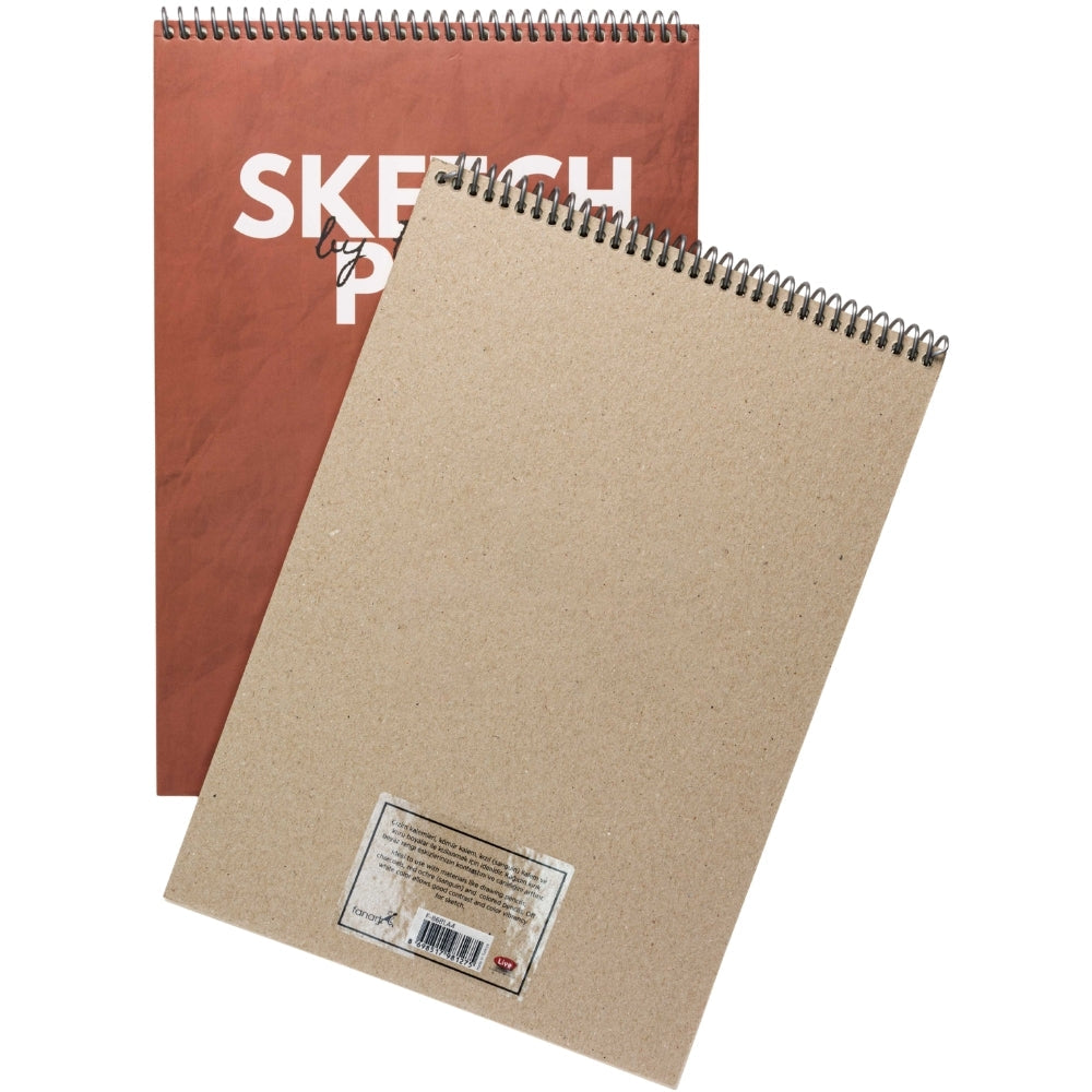 Fanart Academy Sketch Pad A4 Bordo 80gr Spiralli 50 Yaprak