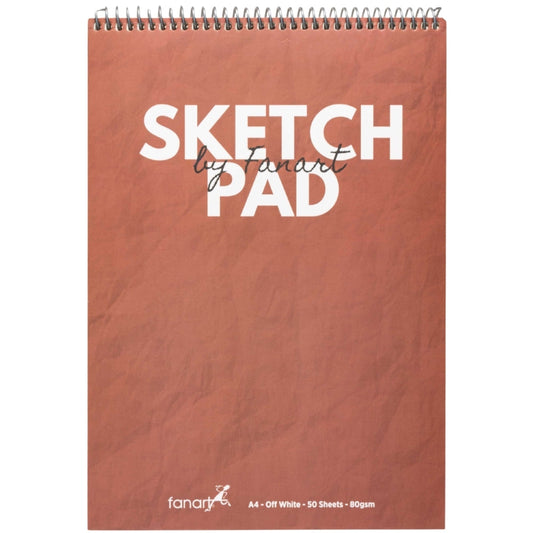 Fanart Academy Sketch Pad A4 Bordo 80gr Spiralli 50 Yaprak