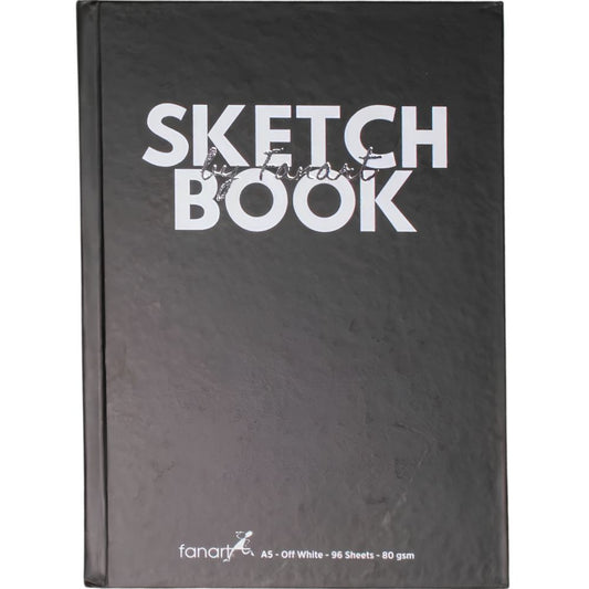Fanart Academy Sketch Book A5 Siyah 80gr Sert Kapaklı 96 Yaprak
