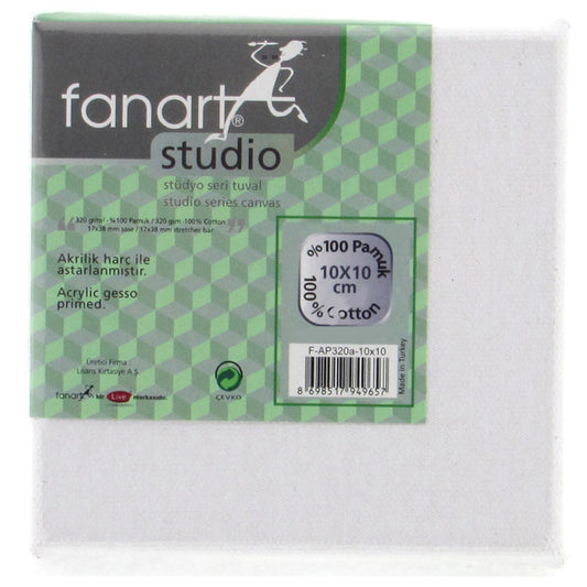 Fanart Studio Tuval %100 Pamuk 320gr 10x10cm