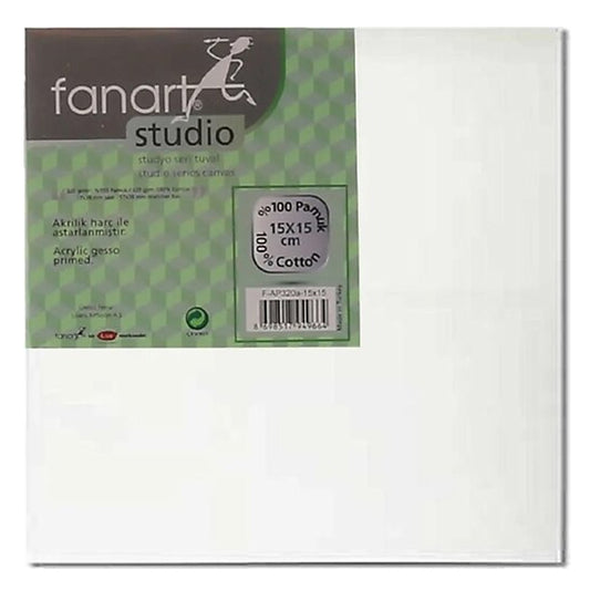 Fanart Studio Tuval %100 Pamuk 320gr 15x15cm