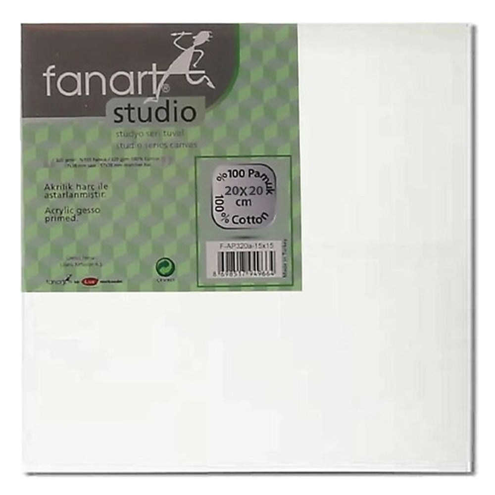 Fanart Studio Tuval %100 Pamuk 320gr 20x20cm