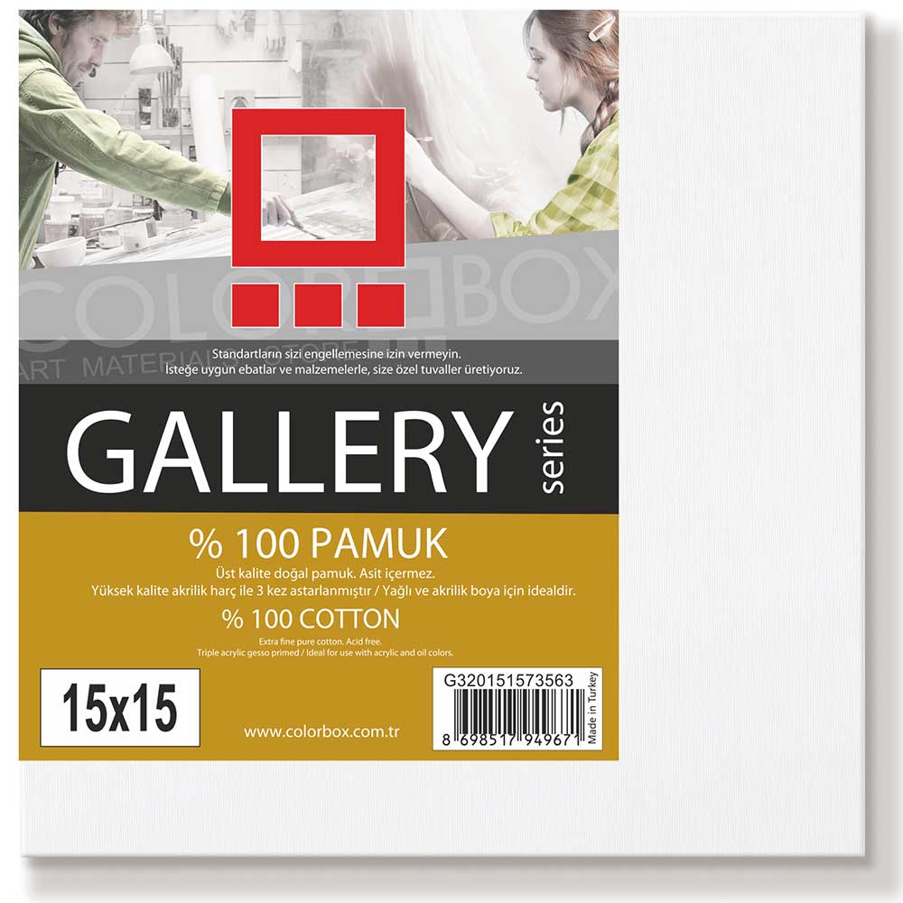 Colorbox Gallery Series Pamuk 420gr Tuval (15x15cm)