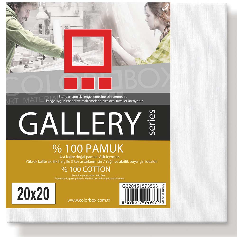 Colorbox Gallery Series Pamuk 420gr Tuval (20x20cm)