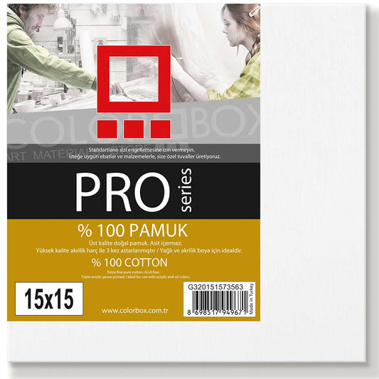 Colorbox Pro Series Pamuk 420gr Tuval (15x15cm)