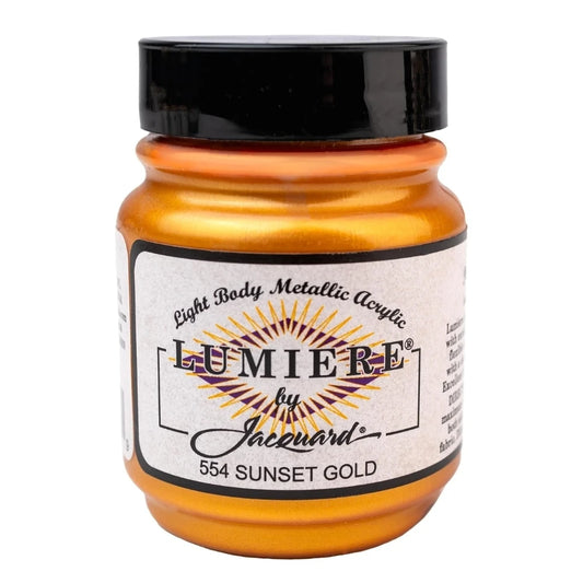 Jacquard Lumiere Akrilik Boya 66ml Sunset Gold 554