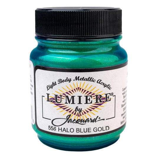 Jacquard Lumiere Akrilik Boya 66ml Halo Blue Gold 556