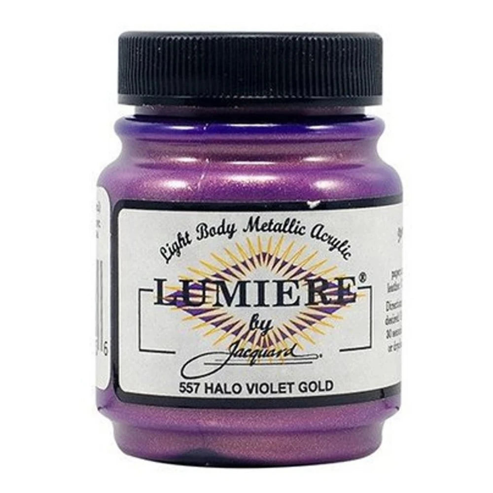 Jacquard Lumiere Akrilik Boya 66ml Halo Violet Gold 557
