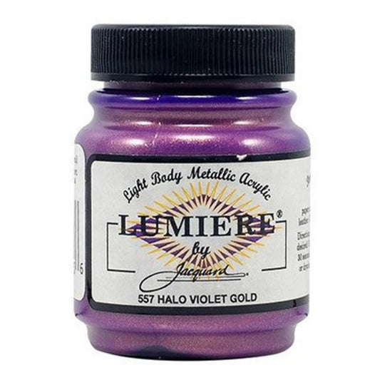 Jacquard Lumiere Akrilik Boya 66ml Halo Violet Gold 557