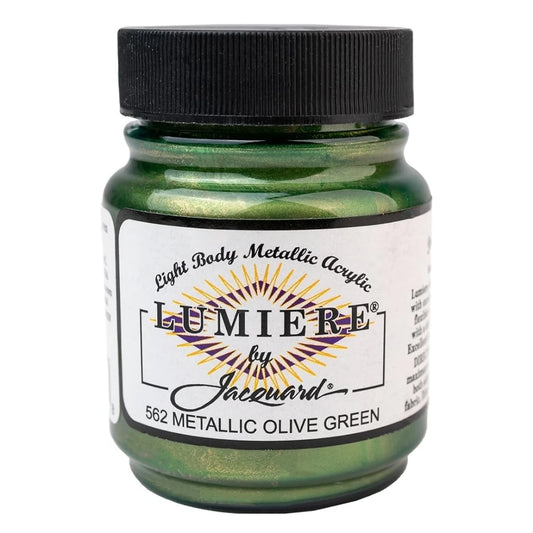 Jacquard Lumiere Akrilik Boya 66ml Metallic Olive Green 562