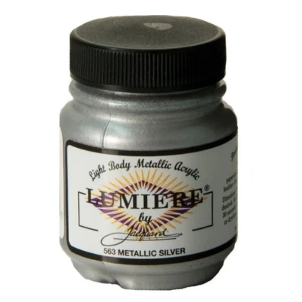 Jacquard Lumiere Akrilik Boya 66ml Metallic Silver 563