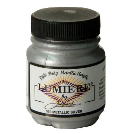 Jacquard Lumiere Akrilik Boya 66ml Metallic Silver 563