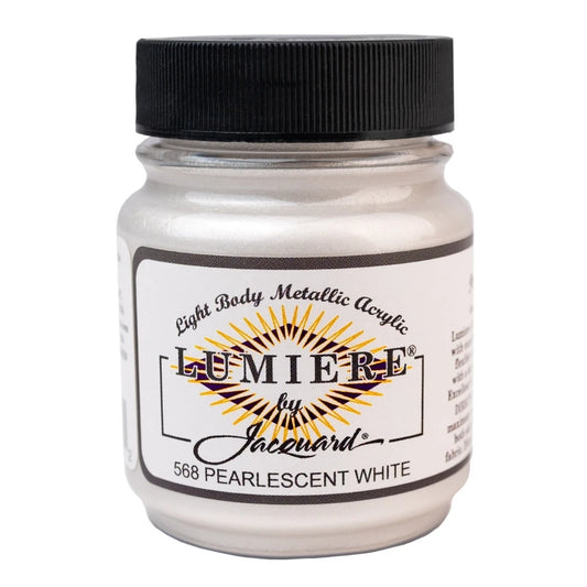 Jacquard Lumiere Akrilik Boya 66ml Pearlescent White 568