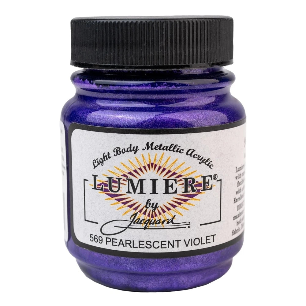 Jacquard Lumiere Akrilik Boya 66ml Pearlescent Violet 569