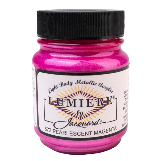 Jacquard Lumiere Akrilik Boya 66ml Pearlescent Magenta 573