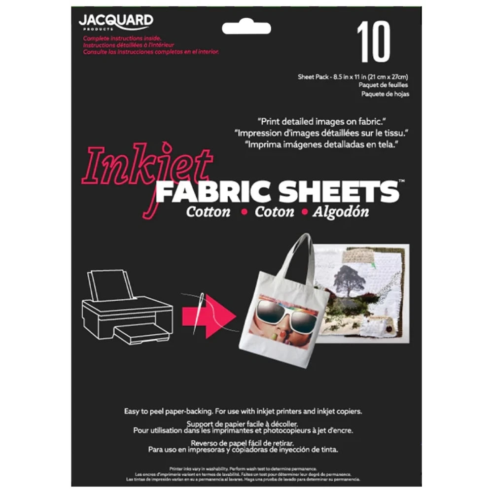 Jacquard %100 Pamuk Kumaş Sayfası 21,59 x 27,94 cm - 10’lu Paket