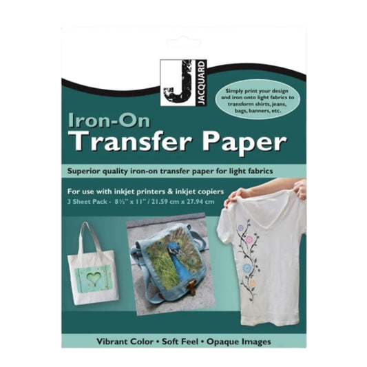 Jacquard Transfer Kağıdı 21,59x27,94cm - 3'lü